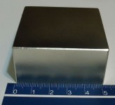 ima N50 neodimio super forte 50,8mm x 50,8mm x 25,4mm