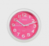 Relógios-de-parede-importados-cor-de-rosa-barato-oferta