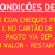 BANER VERMELHO CONDIÇÕES DE COMPRA ETC