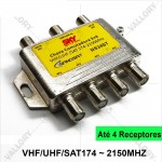 Chave Comutadora 3x4 NS34ST 2