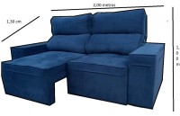 sofa salinas azul marinho