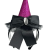 TIARA BRUXA LUXO PINK